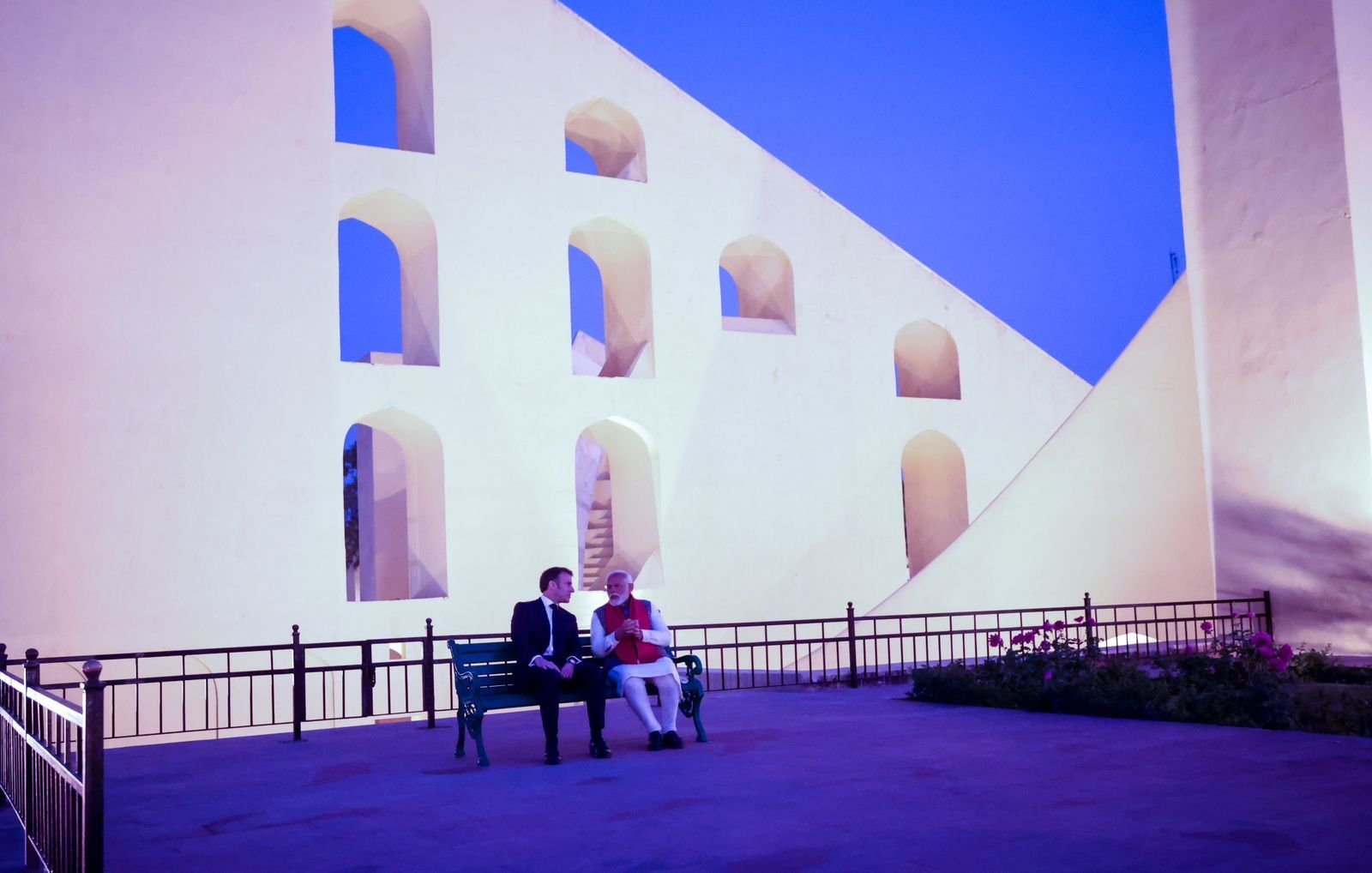 PM Modi with France President visit Jantar Mantar Know everything about it